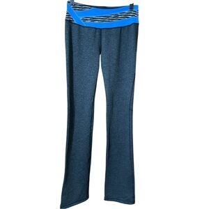 ZELLA BLUE & GRAY YOGA PANTS SZ 4